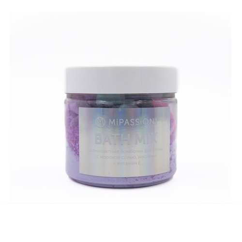 Бомбочка для ванны MiPASSiON Морозный граммейпфрут 300 грамм 460₽