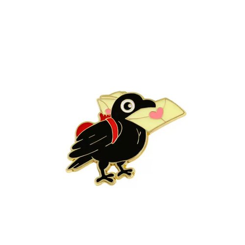 Значок эмалированный Любовное послание