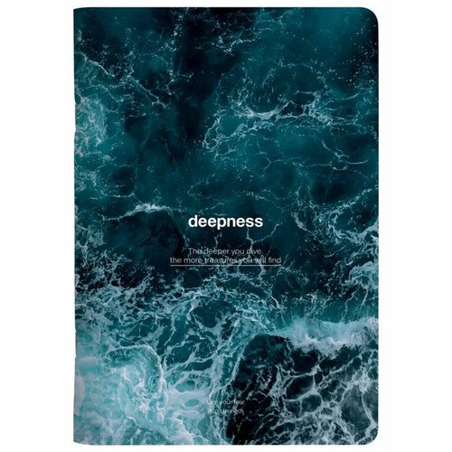 Тетрадь общая Be Smart Ocean 150 х 210 мм 48 листов клетка мягкий переплет скрепка пучина 210₽