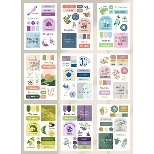 Наклейки Be Smart Stickers набор 105 х 150 мм 9 листов 260₽