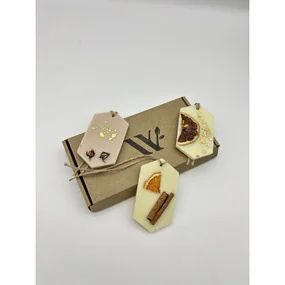 Набор из 3х ароматических саше Апельсин и корица, Вишнёвый мусс, Лемонграсс