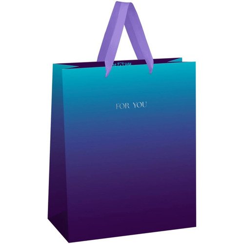 Пакет подарочный 33х42х12см Intense gradient фольга матовая ламинация 240₽