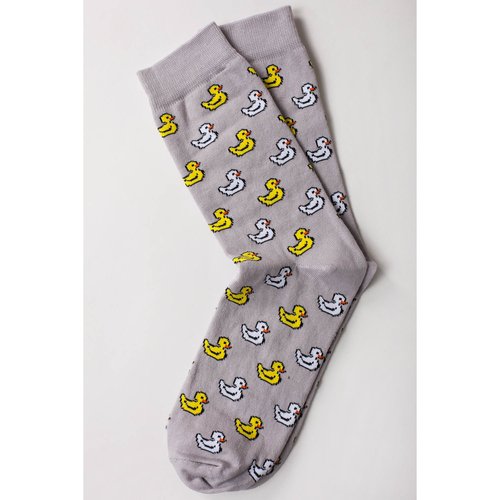Носки Запорожец Утята Светло-Серый 41-45 380₽