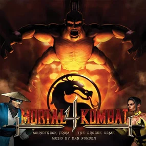 Dan Forden - Mortal Kombat 4 (Clear W/ Yellow Orange Splatter) LP
