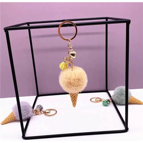 Брелок Esterum Мороженое бежевый 235₽