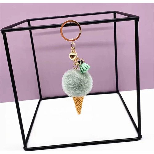 Брелок Esterum Мороженое серый 235₽