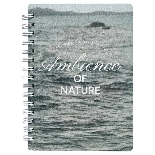Блокнот Be Smart Ambience 102х142 мм 80 л клетка мягкий переплет спираль море 230₽