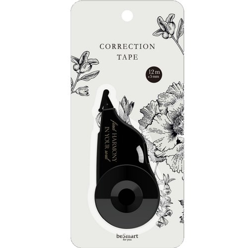 Корректирующая лента Be Smart длина 12 метров ширина 5 мм Harmony черный 230₽