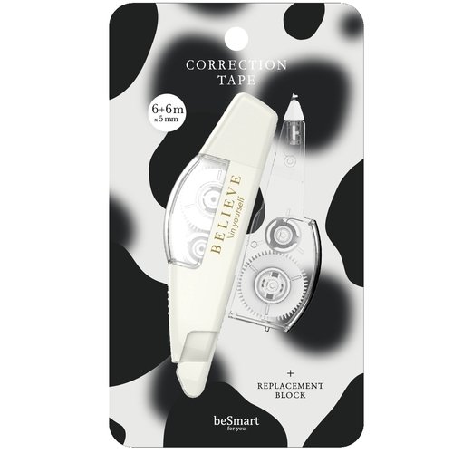 Корректирующая лента Be Smart длина 66 метров ширина 5 мм Believe бежевый 260₽