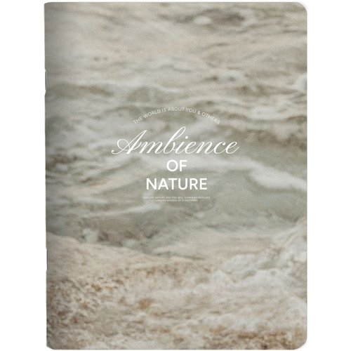 Тетрадь общая Be Smart 165x220 мм 48 л клетка скрепка Ambience камень 230₽