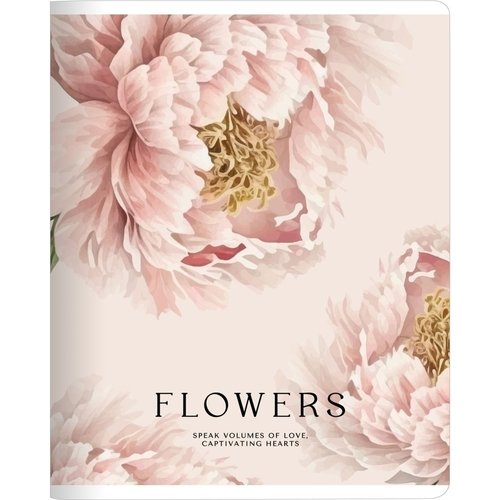 Тетрадь общая ученическая Be Smart 165х203 мм 48 л клетка мягкий переплет скрепка персиковый 110₽