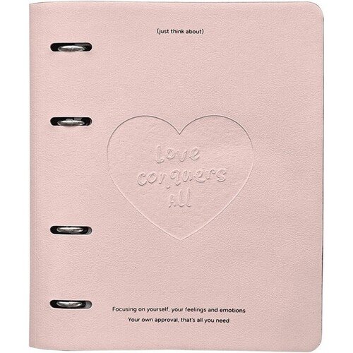 Тетрадь общая Infolio Study Emotion клетка кольцевой механизм 175х212 мм 120 л розовый 950₽