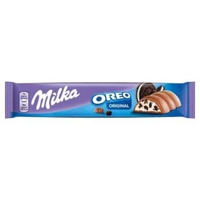 Батончик Milka Oreo с молочной начинкой и кусочками печенья 37 гр