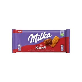 Шоколад Milka Lotus Biscoff молочный 90г