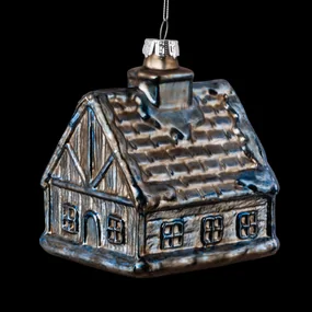 Украшение ErichKrause Decor Деревенский дом 9см, стекло