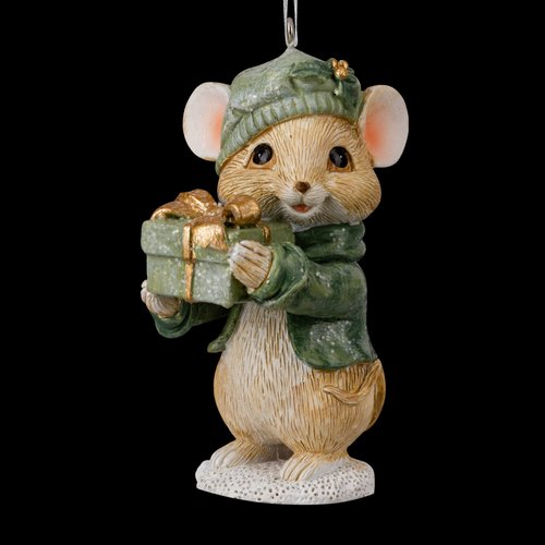 Украшение ErichKrause Decor Мышка с подарком 8см 900₽
