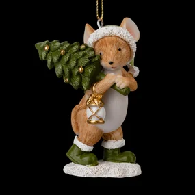 Украшение ErichKrause Decor Мышонок с елкой 8.5см