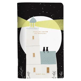 Планнер датированный Be Smart Nightfall 2026, 108х175 мм, 32 листа, мягкий переплет, скрепка, маяк