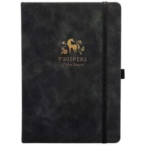 Ежедневник, датированный 2026, Infolio, 140x200 мм, 352 стр., твердый переплет с резинкой, Grace, черный