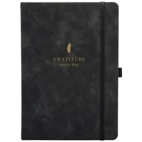 Ежедневник, недатированный, Infolio, 140x200 мм, 320 стр., твердый переплет с резинкой, Grace, черный