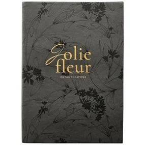 Ежедневник, недатированный, Infolio, 140x200 мм, 320 стр., мягкий переплет, Fleur, черный