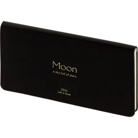 Еженедельник, датированный 2026, Infolio, 160x90 мм, 128 стр., мягкий переплет, Universe, черный