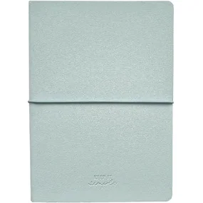 Ежедневник, недатированный, Infolio, 140x200 мм, 320 стр., мягкий переплет с горизонтальной резинкой, Candy, голубой