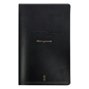 Еженедельник, датированный 2026, Infolio, 130x205мм, 128стр, мягкая, Cozy milk, черный