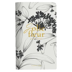 Планнер, датированный 2026, Be Smart, 130х210 мм, 32 л., мягкий переплет, скрепка, Fleur, айвори