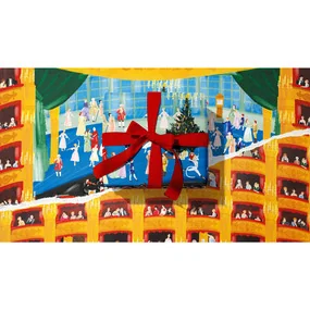 Упаковочная бумага O.PAPER О`Зимнее представление 
(Двусторонняя)