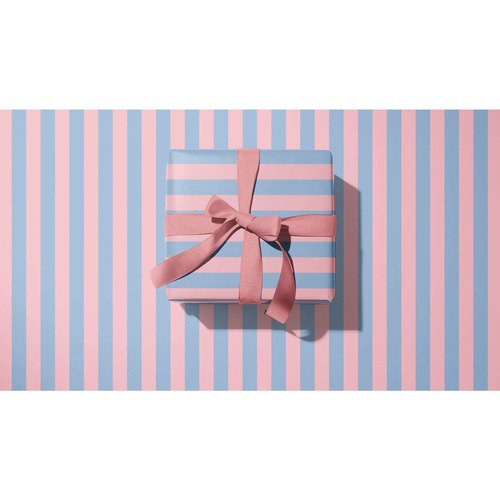Упаковочная бумага OPAPER ОПолоски розово-голубые 250₽