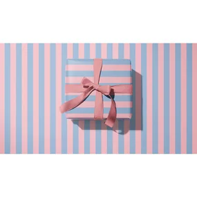 Упаковочная бумага O.PAPER О`Полоски розово-голубые