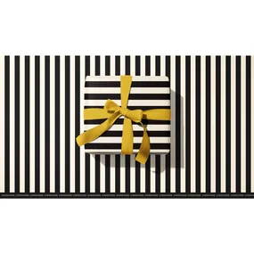 Упаковочная бумага O.PAPER О`Полоски черно-белые