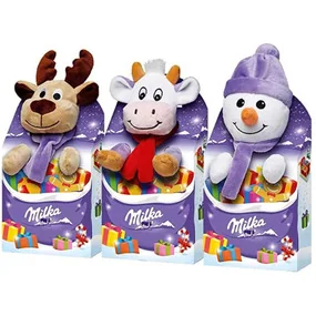 Игрушка с конфетами Milka НГ Mascot Candy Set 96г