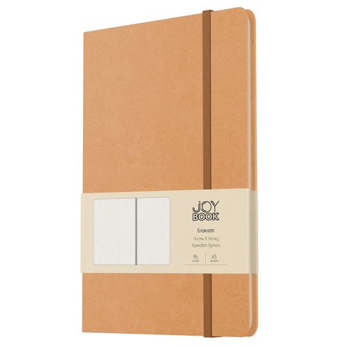 Блокнот А5 135х213 96л Точка Joy Book Крем-брюле 580₽