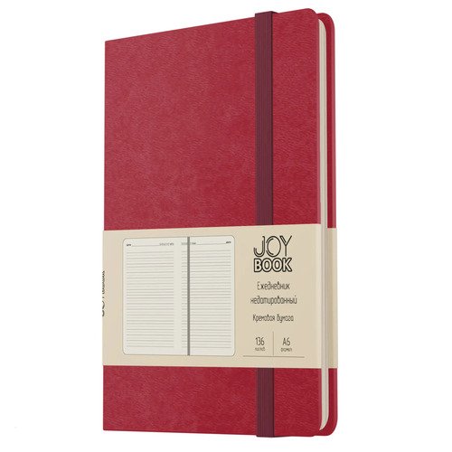 Ежедневник А6 Недатированный 136л Joy Book Пряное вино 470₽