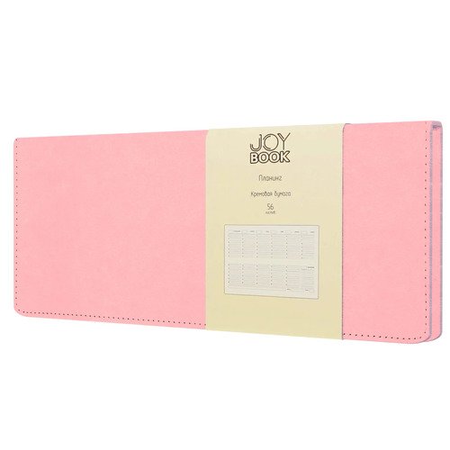 Планинги недатир 56л Joy book 7Б искусственная кожа 70гм2 Персиковый пух 600₽
