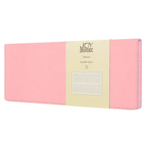 Планинги недатир. 56л. Joy book, 7Б, искусственная кожа, 70г/м2, Персиковый пух