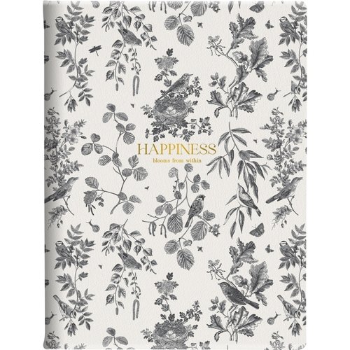 Еженедельник датированный 2026 Infolio 190x250мм 176стр мягкий переплет Happiness black 1400₽