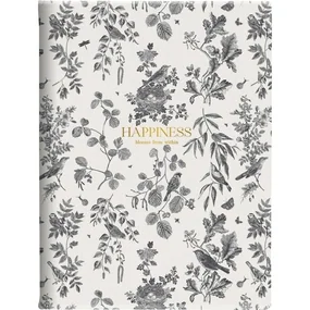 Еженедельник, датированный 2026, Infolio, 190x250мм, 176стр, мягкий переплет, Happiness, black