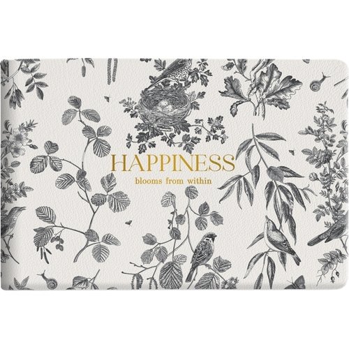 Еженедельник, датированный 2026, Infolio, 160x105мм, 128стр, мягкий переплет, Happiness, black