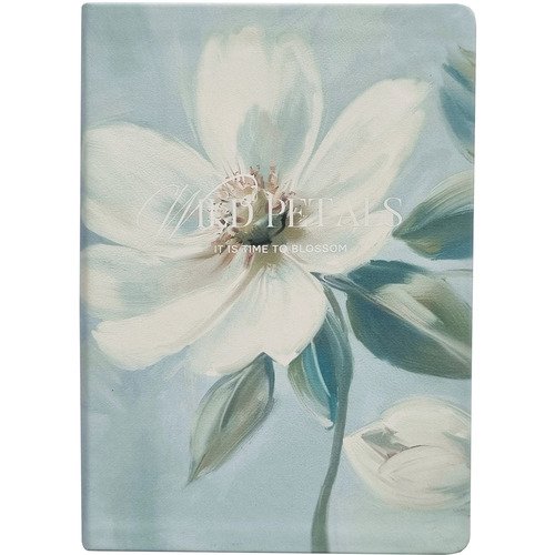 Ежедневник недатированный Infolio 140x200мм 320стр интегральный переплет Petals flower 1300₽