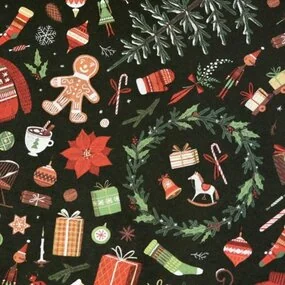 Упаковочная бумага Dark Xmas