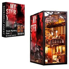 Конструктор сборный интерьерный СuteBee Загадочное Расследование в Поезде, 338 деталей