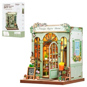 Конструктор сборный интерьерный СuteBee Магазин цветов Елисейские Поля, 199 деталей
