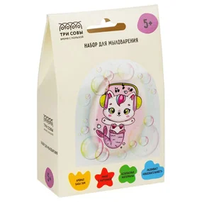 Набор для мыловарения ТРИ СОВЫ Которусалка, 1 мыло с картинкой, картонная коробка