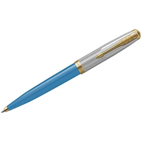 Ручка шариков. Parker 51 Premium (2169080) Turquoise GT M чернила черн. подар.кор.