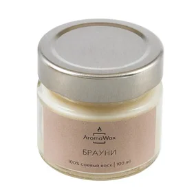 Аромасвеча AromaWax Брауни, 100 мл