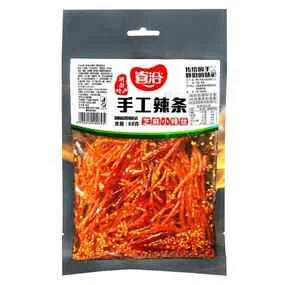 Мясо острое соевое XI QIA - СТРИПСЫ ручной работы с кунжутом 68г