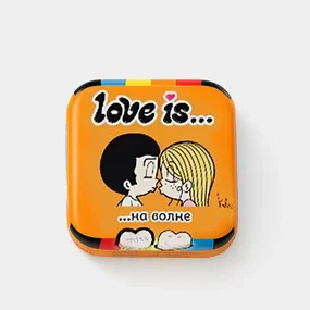 Драже Love is в форме сердца со вкусом морской соли и маракуйи, 20 грамм